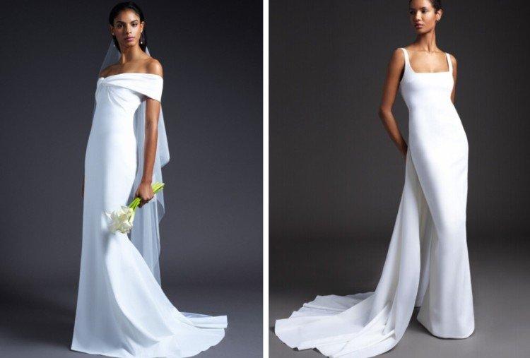 Robes de mariée dans le style du minimalisme