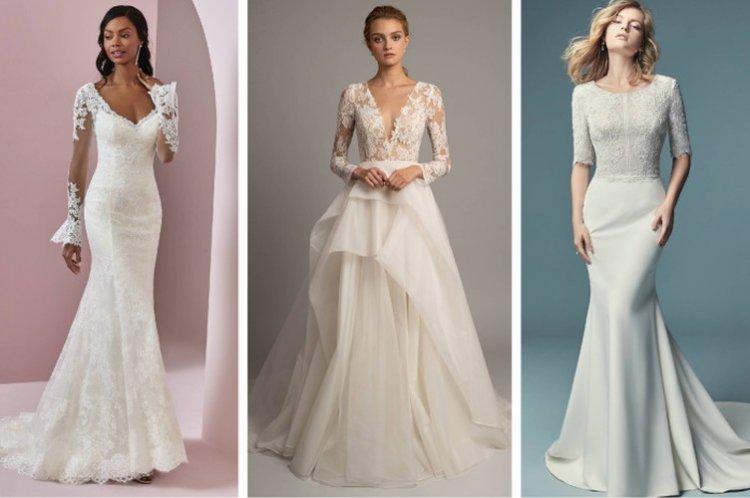 Robes de mariée à la mode 2021 - photos et idées