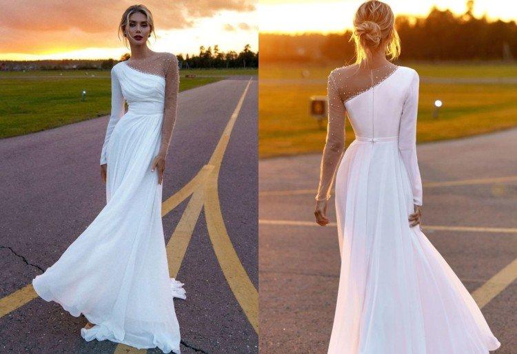 Robes de mariée à la mode 2021 - photos et idées