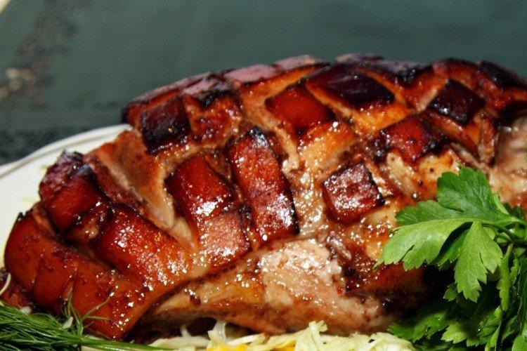 Cuisse de porc au vin rouge