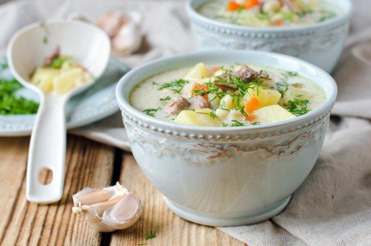 Soupe au fromage de dinde