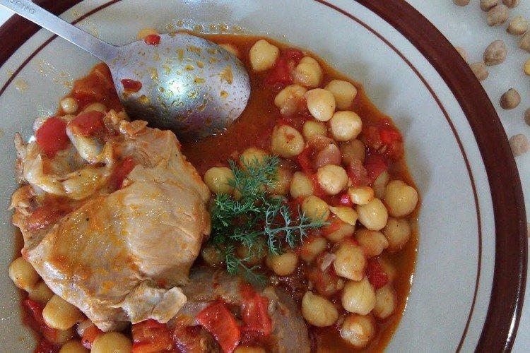 Soupe de dinde aux pois chiches