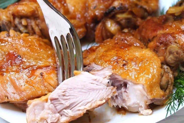 Cuisses de poulet cuites à la bière