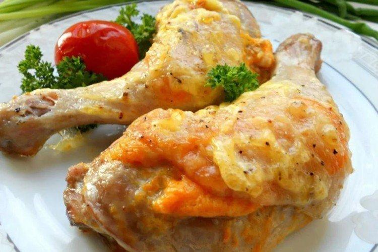 Cuisses de poulet au four avec mayonnaise