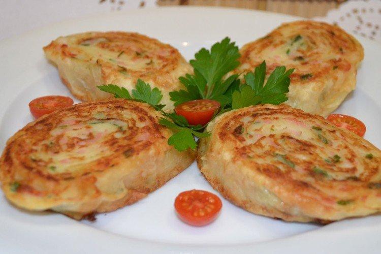 Rouleau de lavash aux pommes de terre