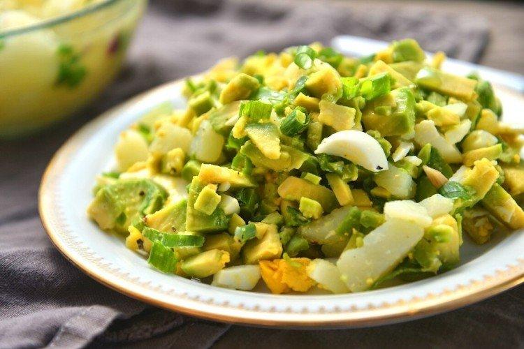 Salade d'oeufs et d'avocat