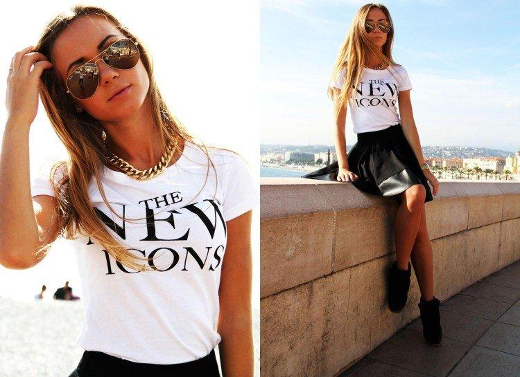 T-shirts pour femmes à la mode 2021 - photo