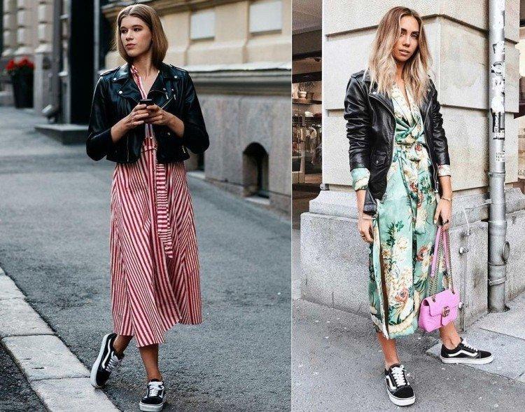 Habillez-vous avec des baskets ou des baskets - photo