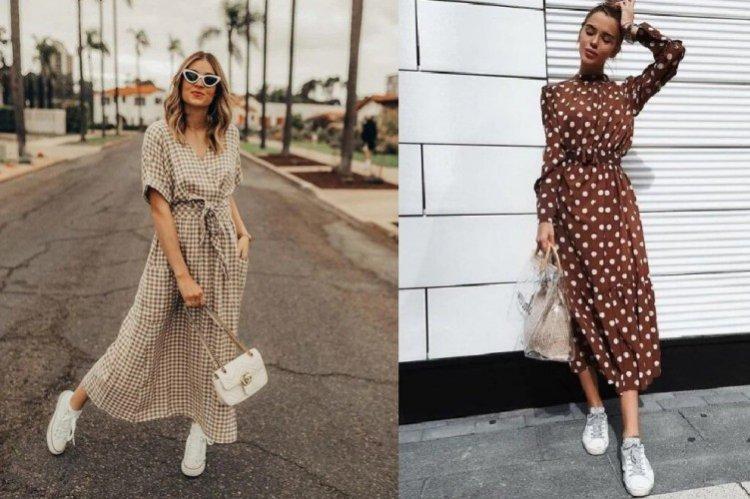 Habillez-vous avec des baskets ou des baskets - photo