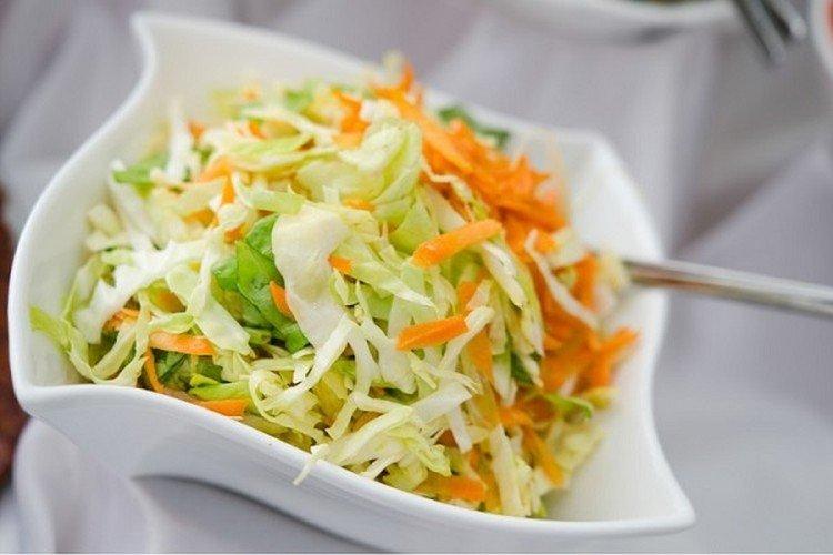 Salade de chou de Pékin et carottes