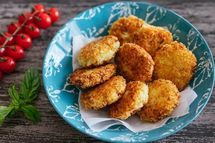 Escalopes de chou aux flocons d'avoine