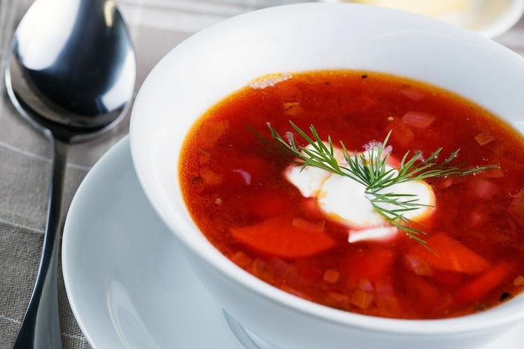 Bortsch aux tomates et choucroute