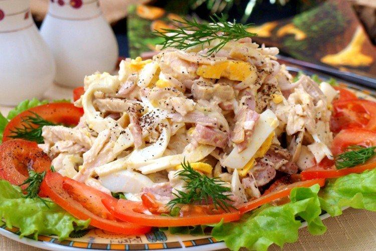 Salade de viande aux oeufs
