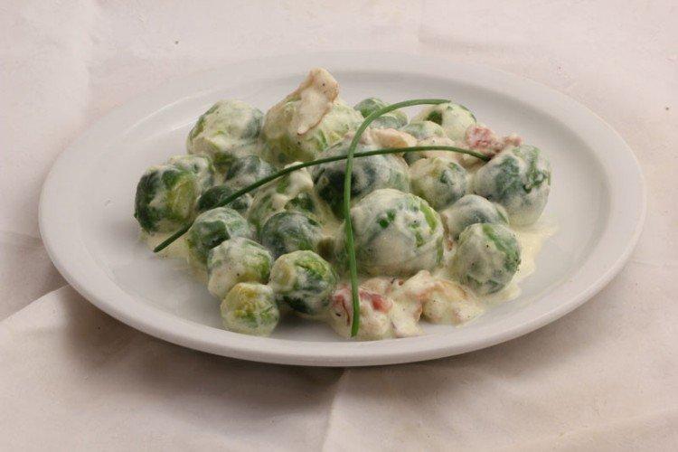 Choux de Bruxelles à la crème sure