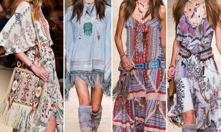 Style bohème dans les vêtements - photos et looks