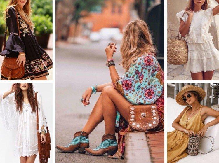 Style bohème dans les vêtements - photos et looks