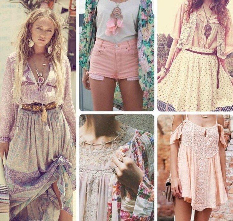 Style bohème dans les vêtements - photos et looks