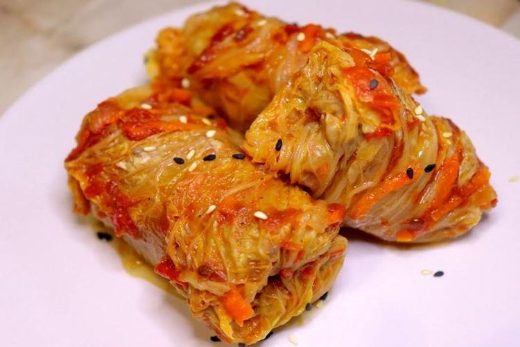 Chou de Pékin farci au sarrasin