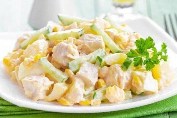 Salade de poulet et olives