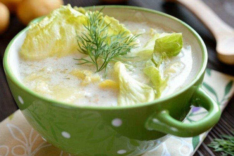 Soupe au lait au chou