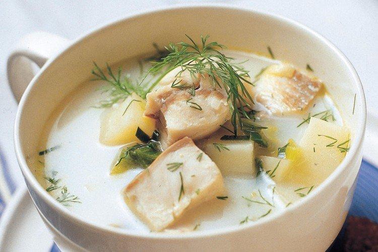 Soupe de lait au poisson