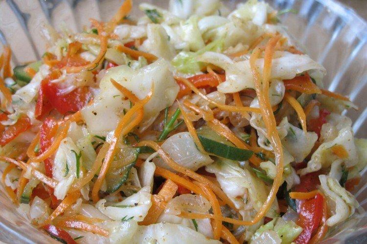 Concombres coréens au chou