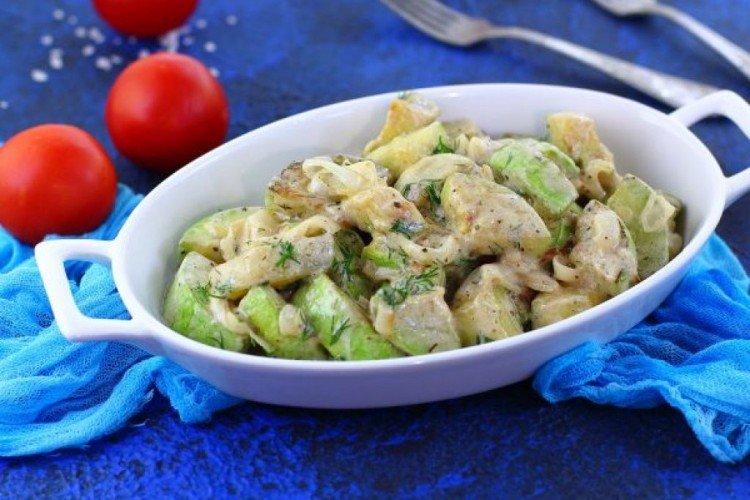 Légumes grillés à la crème sure