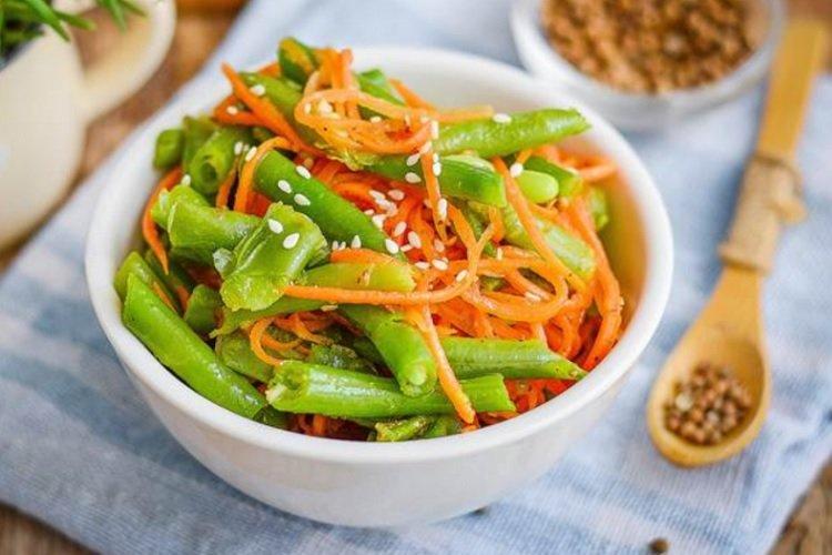 Haricots verts à la coréenne