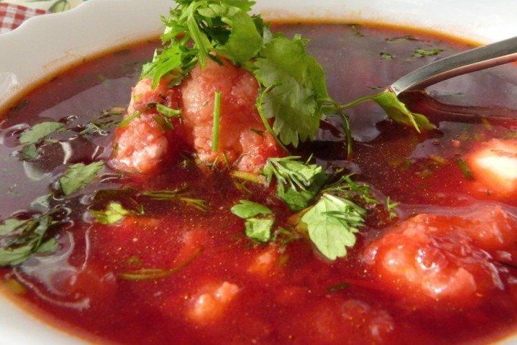 Bortsch au boeuf et chou-fleur