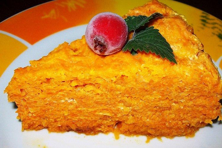 Casserole de fromage cottage et carottes à la semoule Casserole de fromage cottage et carottes à la semoule