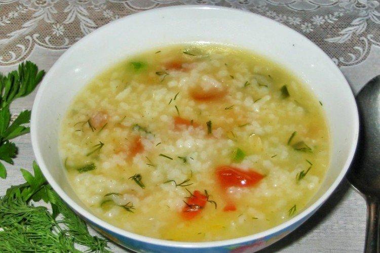 Soupe de légumes au riz