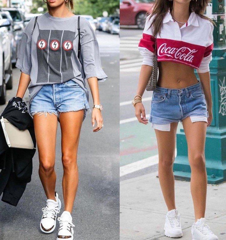 Short en jean