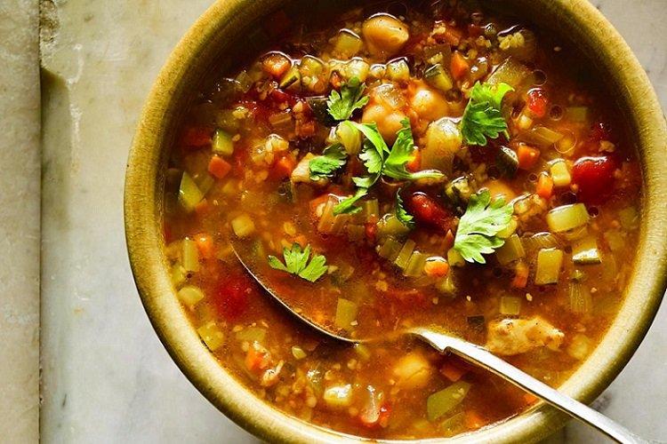 Shurpa au boulgour et au boeuf