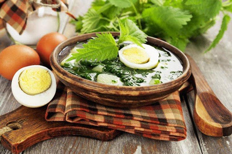 Bortsch vert au poisson