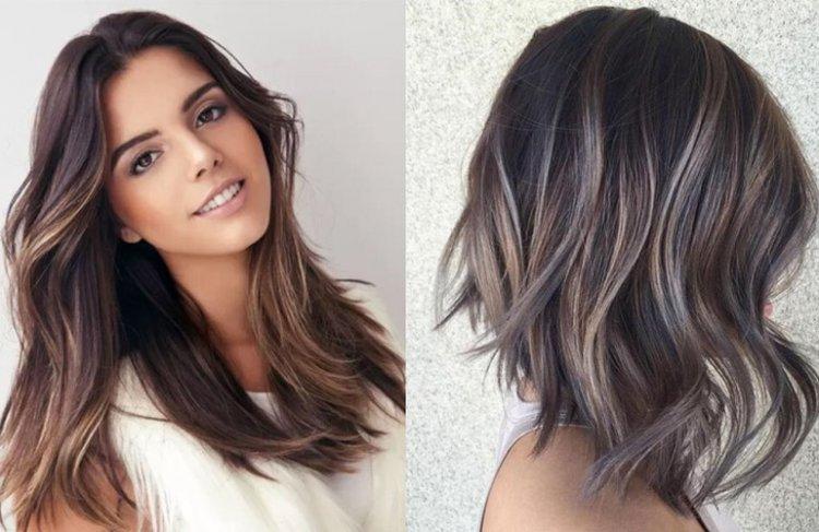 Faits saillants sur les cheveux noirs - photo