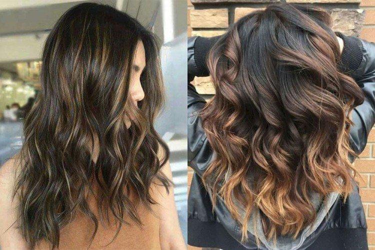 Faits saillants sur les cheveux noirs - photo