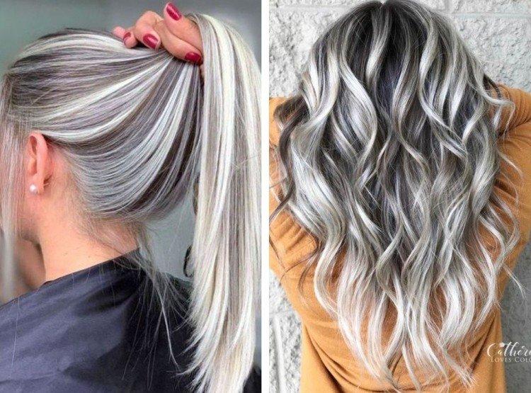 Faits saillants sur les cheveux noirs - photo