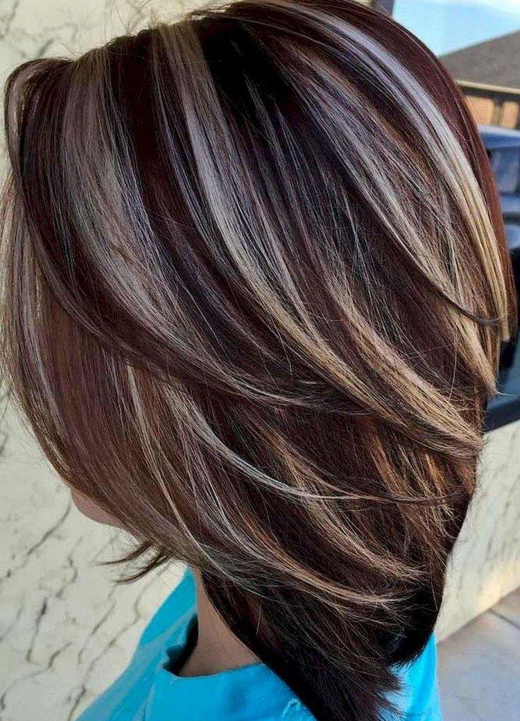 Faits saillants sur les cheveux noirs - photo