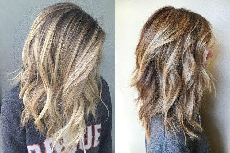 Mise en évidence sur cheveux châtain clair 2021 - photo