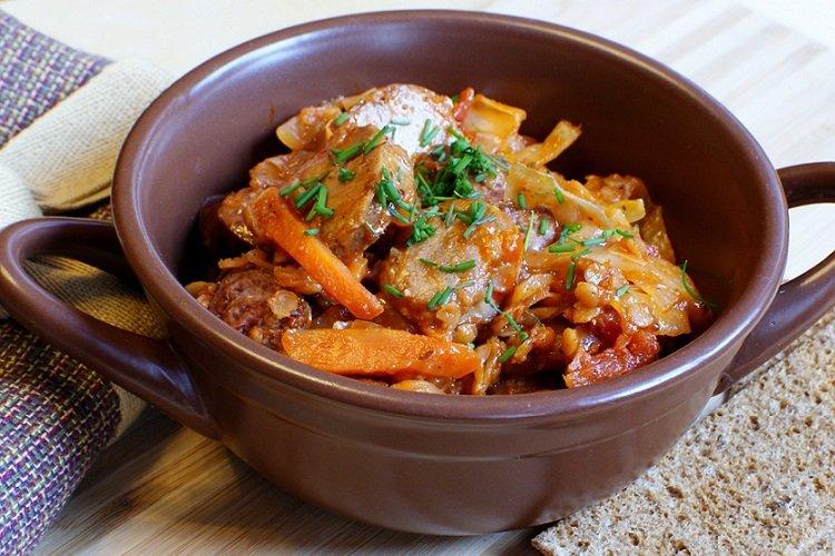 Azu au boeuf et chou