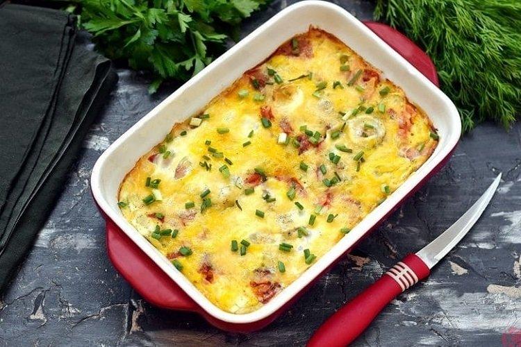 Casserole de courgettes et saucisses