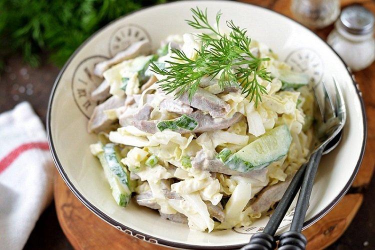 Salade de boeuf et chou