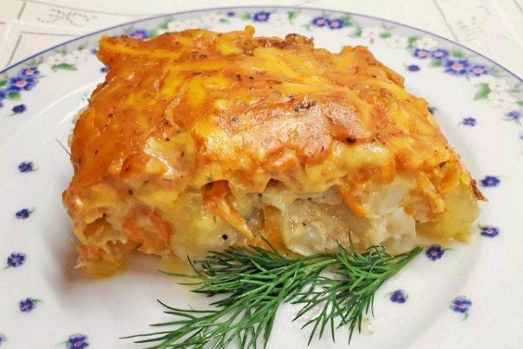 Filet de goberge sauce moutarde-mayonnaise