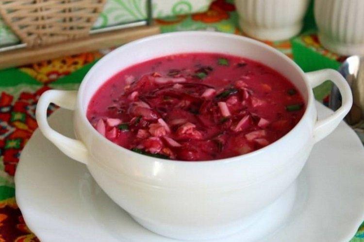 Betterave froide au poulet