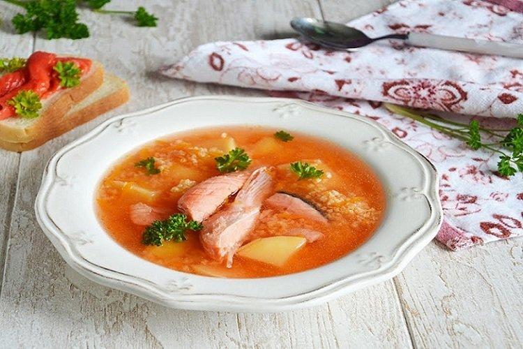 Oreille de ventre de saumon au millet