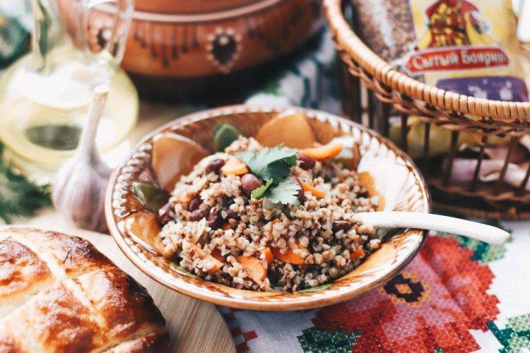 Bouillie de sarrasin aux haricots