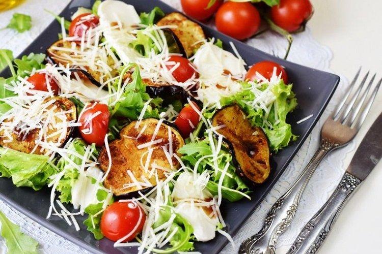 Salade italienne aux aubergines