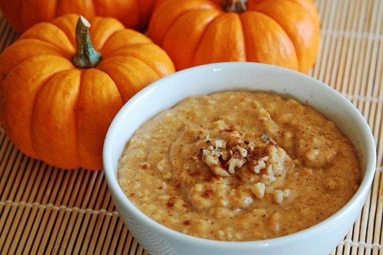 Bouillie d'avoine à la citrouille