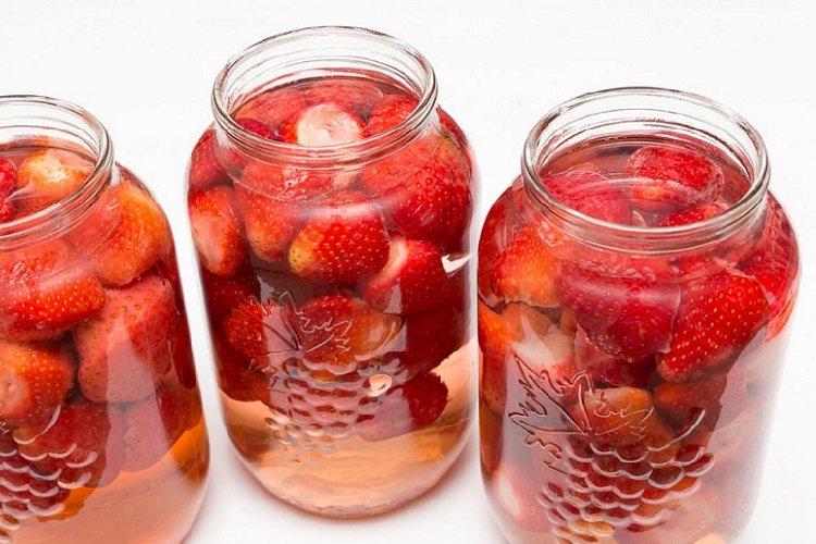 Compote de fraises et abricots
