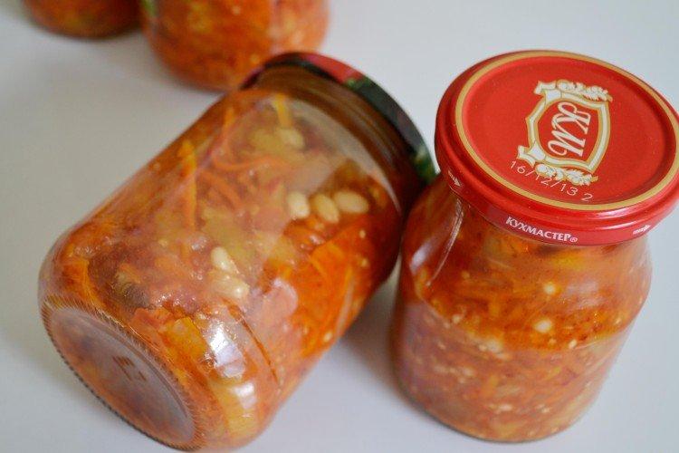 Salade de haricots pour l'hiver